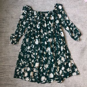 Torrid off the shoulder skater dress